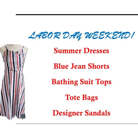 Sale! Summer Dresses, Blue Jean Shorts, Bathing Suits - Picture 1 of 1